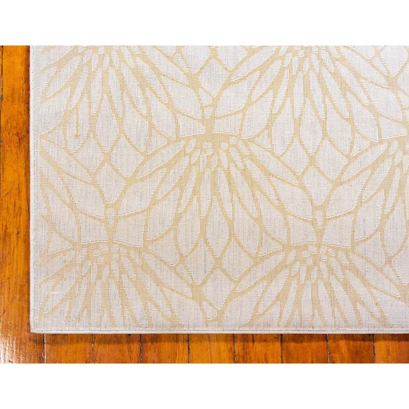 Marilyn Monroe Glitzy Geometric Ivory/Gold Area Rug & Reviews | Wayfair