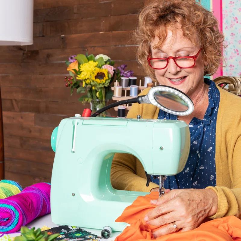 Brightech Lightview Pro 23.5 in. Adjustable Gooseneck Magnifying Desk Lamp