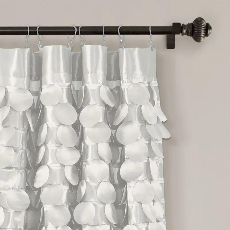 Lush Decor Avery Polyester Semi Sheer Curtain Pair (Set of 2)