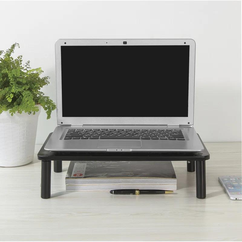 Mount-it Mount-It! Adjustable Monitor Riser | Metal Computer Screen Platform Stand For Desktop Or Laptop