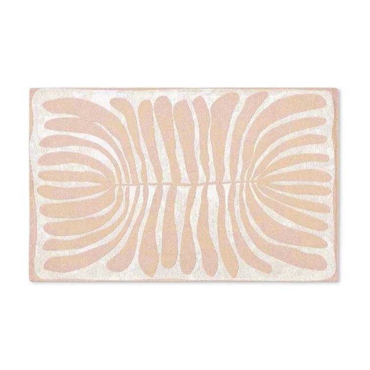 Town & Country Living TOWN & COUNTRY Luxe Livie Matisse Cutout Everwash Non-Slip Backing Washable Multi-Use Kitchen Mat