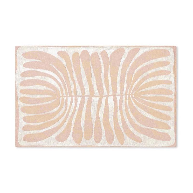 Town & Country Living TOWN & COUNTRY Luxe Livie Matisse Cutout Everwash Non-Slip Backing Washable Multi-Use Kitchen Mat