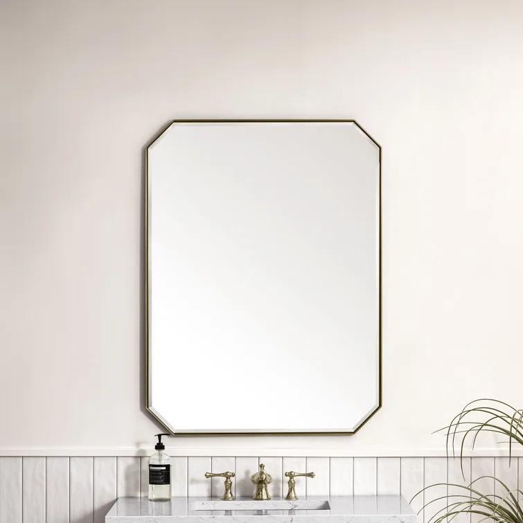 James Martin Vanities Rohe Metal Flat Wall Mirror