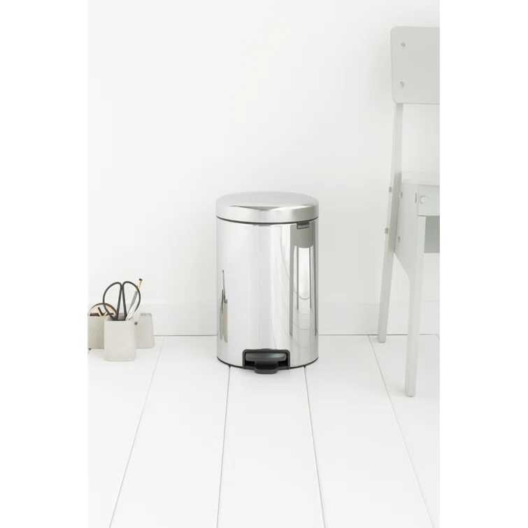 Brabantia Newicon Step On Trash Can, 3.2 Gallon (12 Liter)