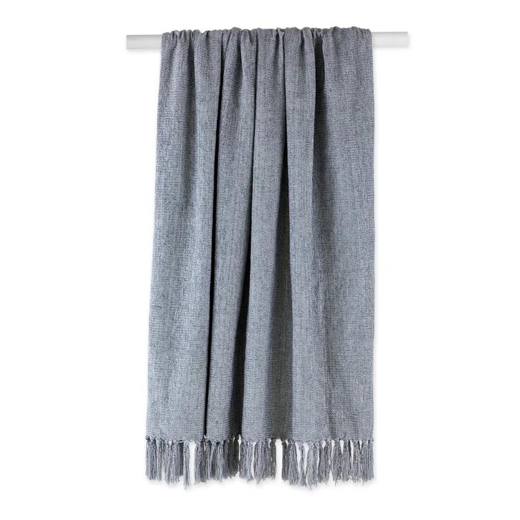 Design Imports Hand Woven Throw Blanket