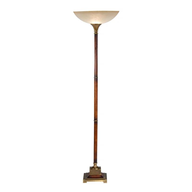 Wildwood 71'' Antique Distressed Torchiere Floor Lamp