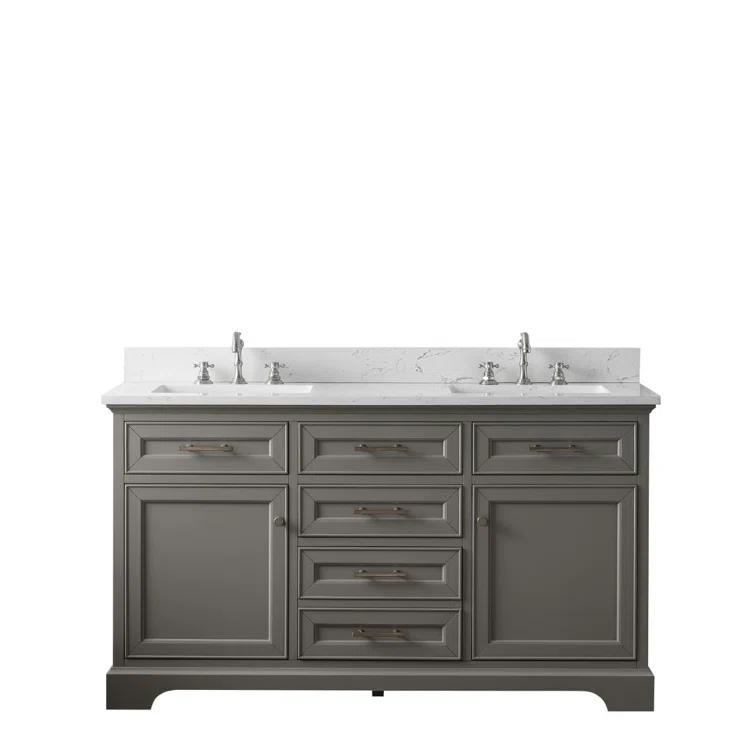 Sudio Design Thompson 60" W Double Vanity & Reviews | Perigold