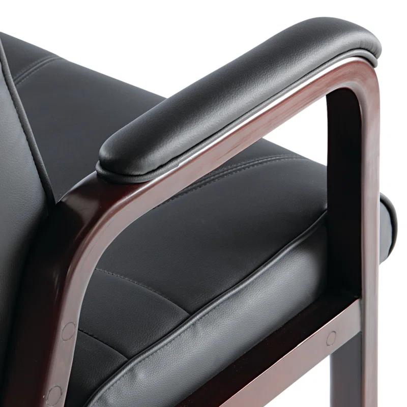 Alera® Waiting Room Chair with Wood Frame
