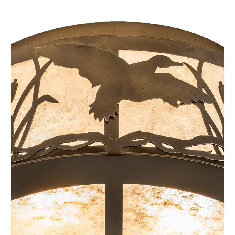 Meyda Lighting Mica Semi Flush Mount