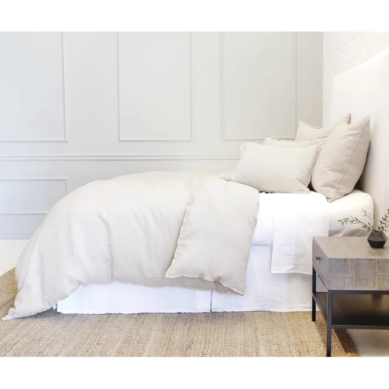 Blair Stonewashed Linen Sham by Pom Pom at Home - Taupe / Standard