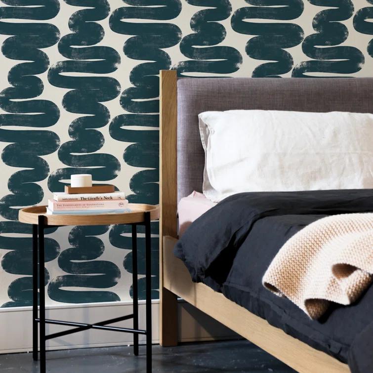 Wiggle Room Peel and Stick Wallpaper By Bobby Berk