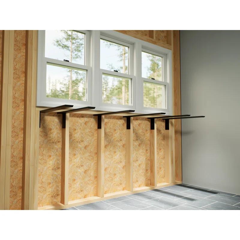 The Original Granite Bracket The Original™ Side Wall Hidden Countertop Support Standard Bracket - (Right, Steel)