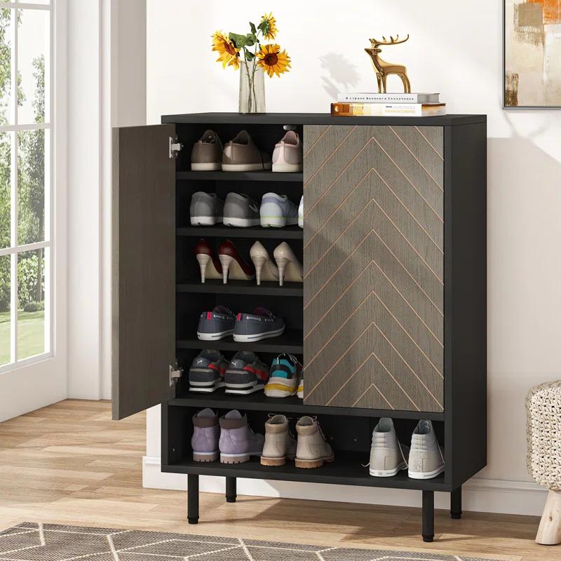 18 Pair Shoe Storage Cabinet