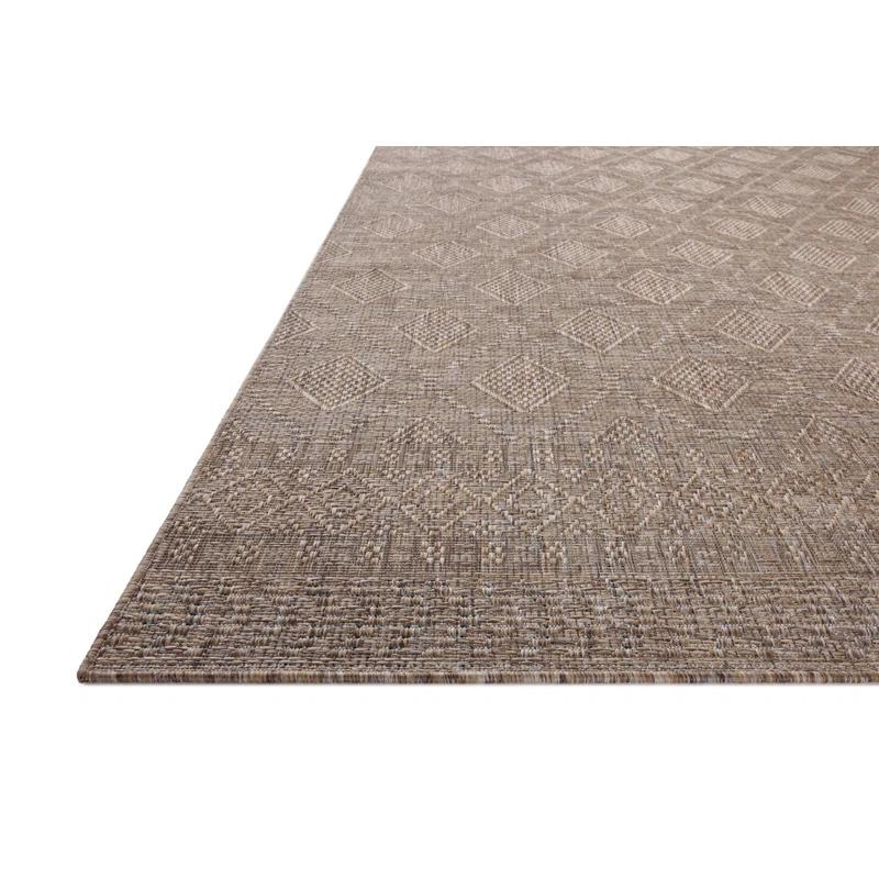 Topanga II Indoor / Outdoor Rug by Amber Lewis x Loloi - Natural and Mist / 3'11" x 5'11"
