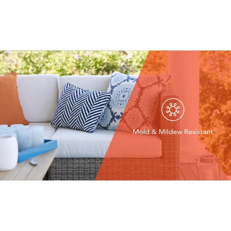 Casual Cushion Corp. Casual Cushion Sunbrella® Fabric 1-Piece Indoor/Outdoor Square Throw Pillow