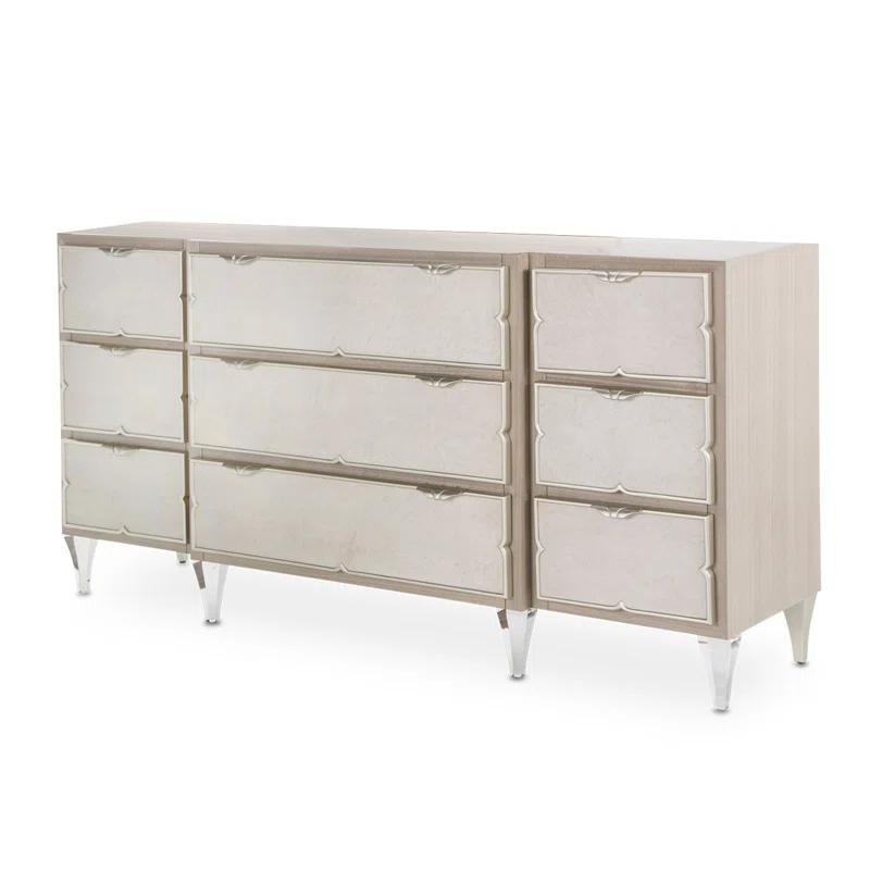 Michael Amini Camden Court 72.5'' W 9 - Drawer Dresser