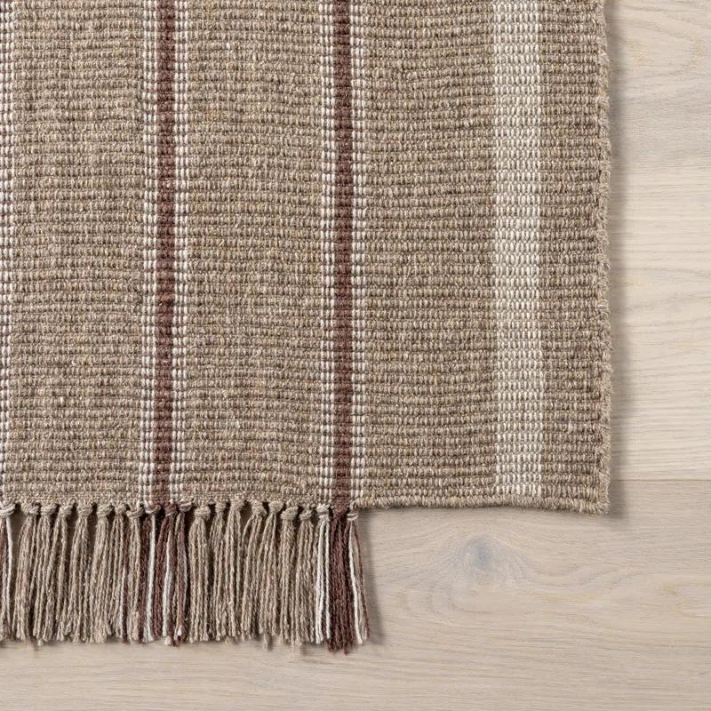 Frenshe Interiors x Rugs USA Frenshe Interiors x Rugs USA Toluca Striped Wool Area Rug