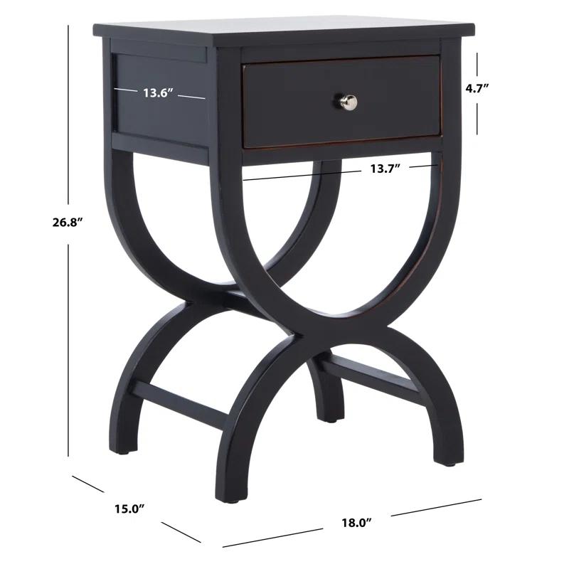 Floris End Table With Storage