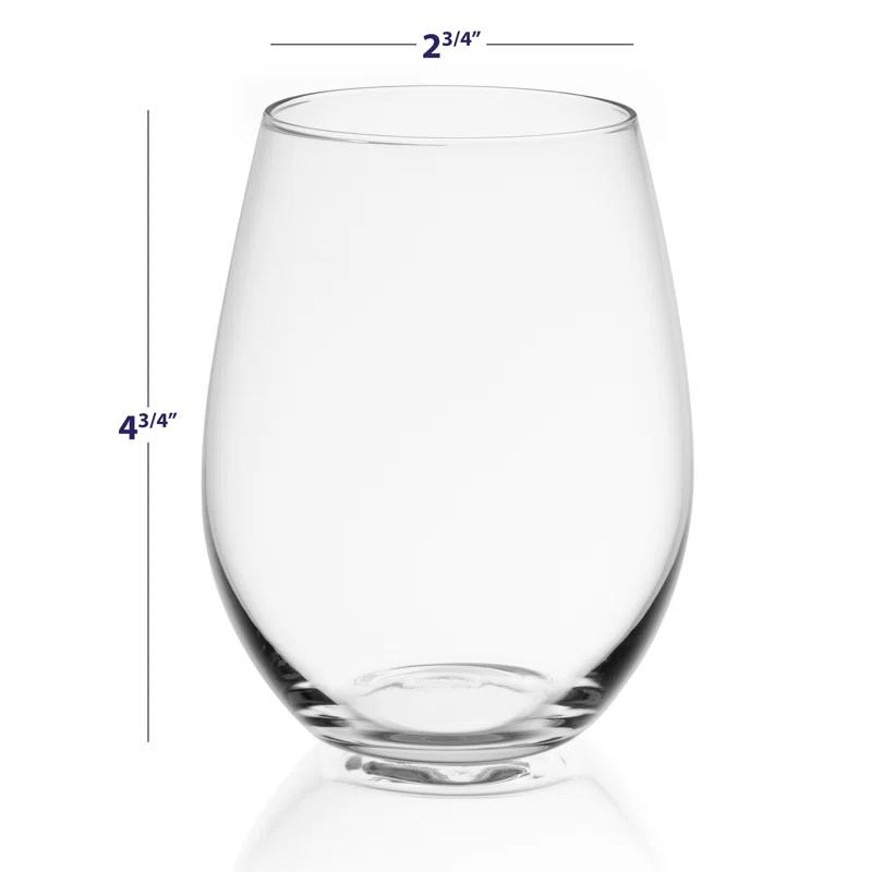 JoyJolt JoyJolt Spirits Stemless Wine Glass, 19oz. (Set of 4)