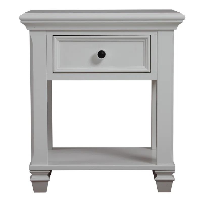 Baby Cache Glendale 1 Drawer Solid Wood Nightstand