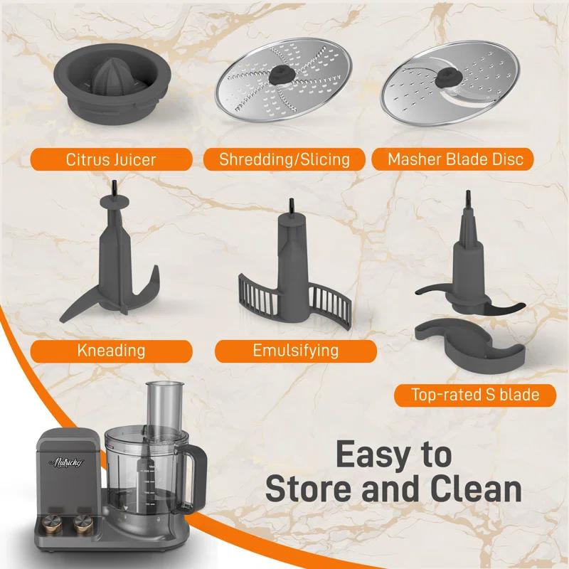 NutriChef NutriChef 12-Cup Multifunction Food Processor