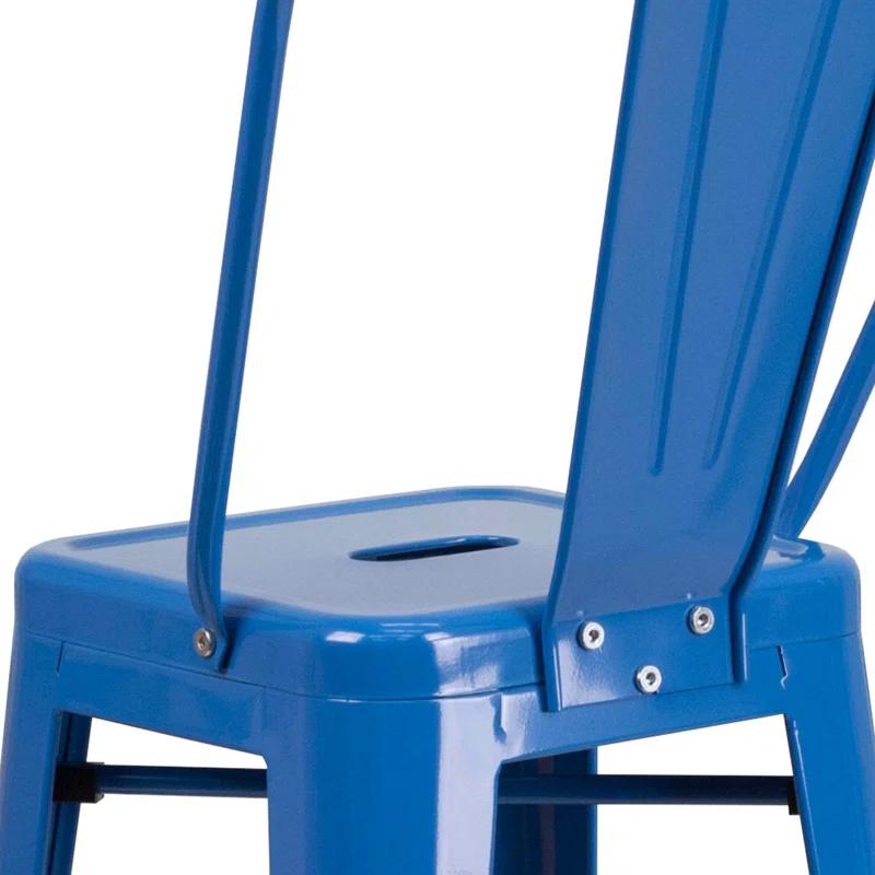 Flash Furniture Metal Outdoor Stool