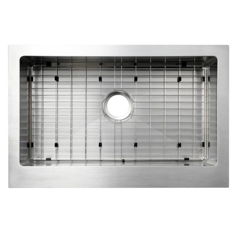 CMI 482-6767 Lapeer 31'' L Farmhouse / Apron Single Bowl Stainless Steel Kitchen Sink