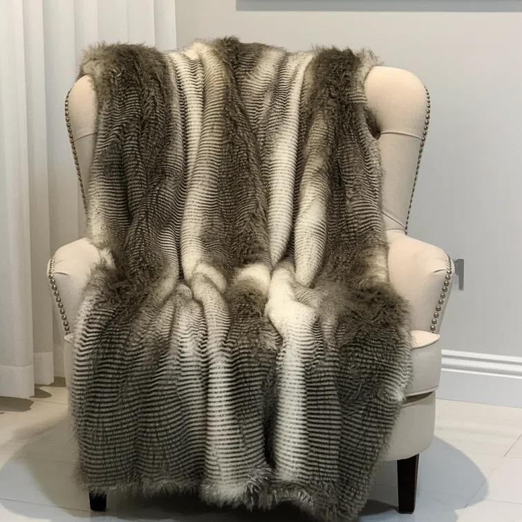 Plutus Brands Alaskan Hawk Handmade Throw Blanket