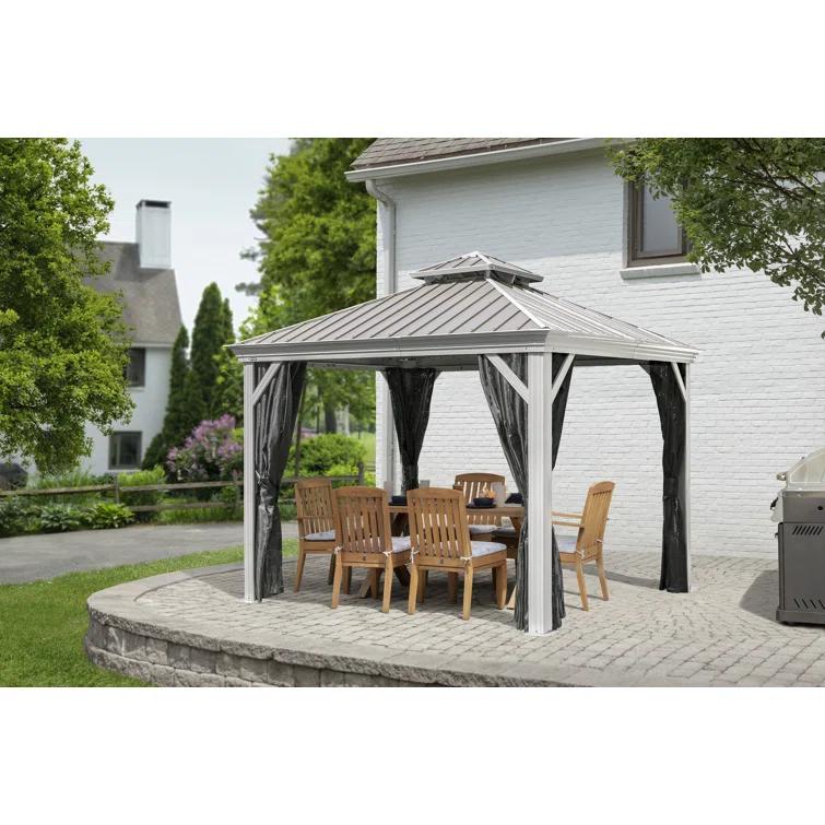 Sojag Sojag Monaco Champagne 10 ft. x 10 ft. Gazebo