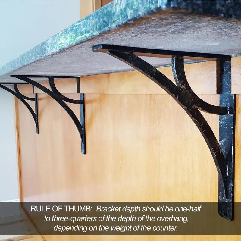 Ekena Millwork Bradford Wrought Iron Bracket