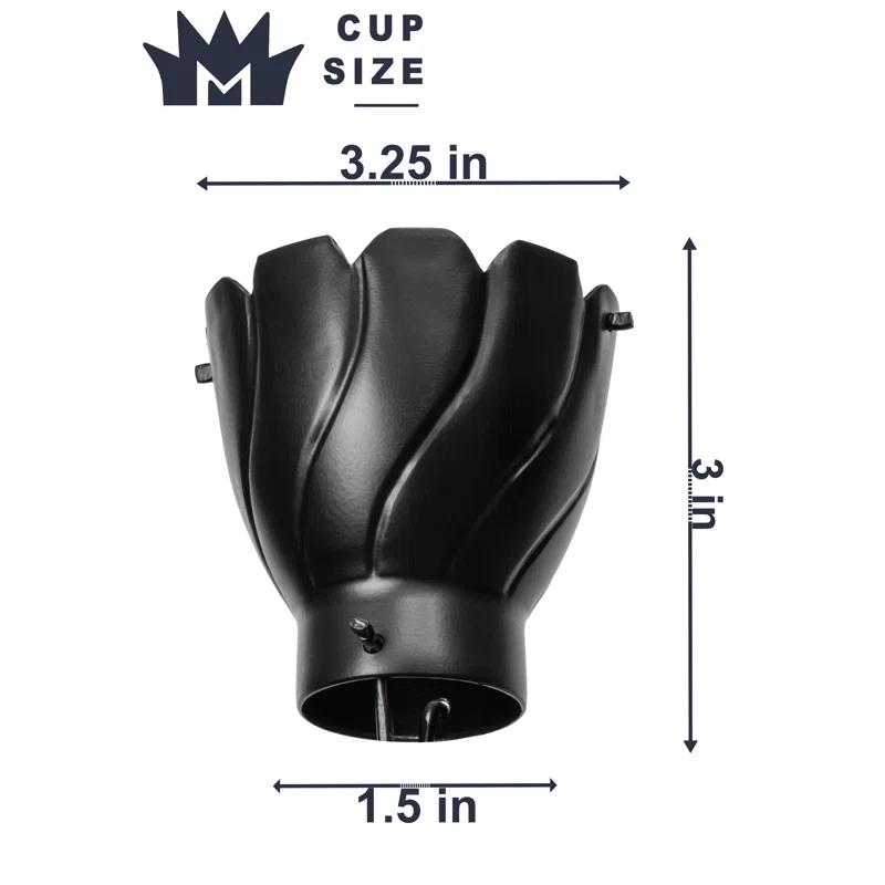 Monarch Rain Chains Aluminum Akira Rain Chain Replacement Downspout for Gutters