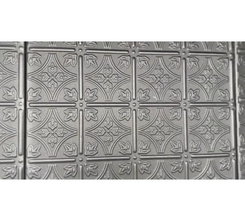 A La Maison Ceilings Emma's Flowers 1.64 ft. x 1.64 ft. Glue-Up Polystyrene Ceiling Tile (Set of 48)