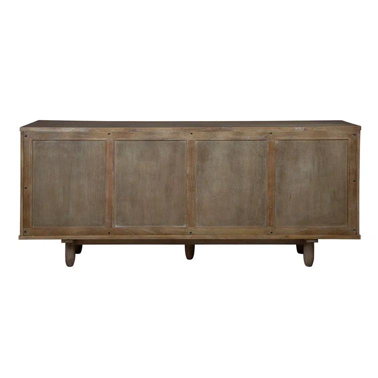 Jamestown Medium Brown Woven Wood Buffet Sideboard