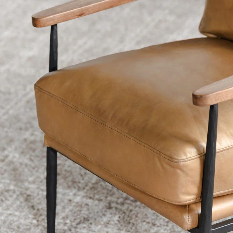 Arnold Genuine Leather Armchair