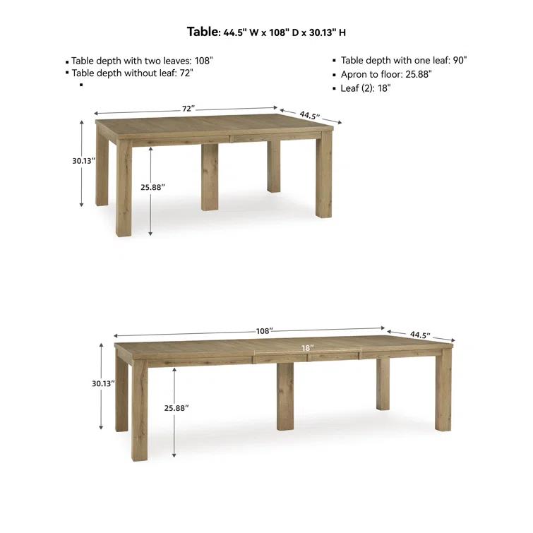 Loon Peak® Biseye Solid Wood Base Dining Table