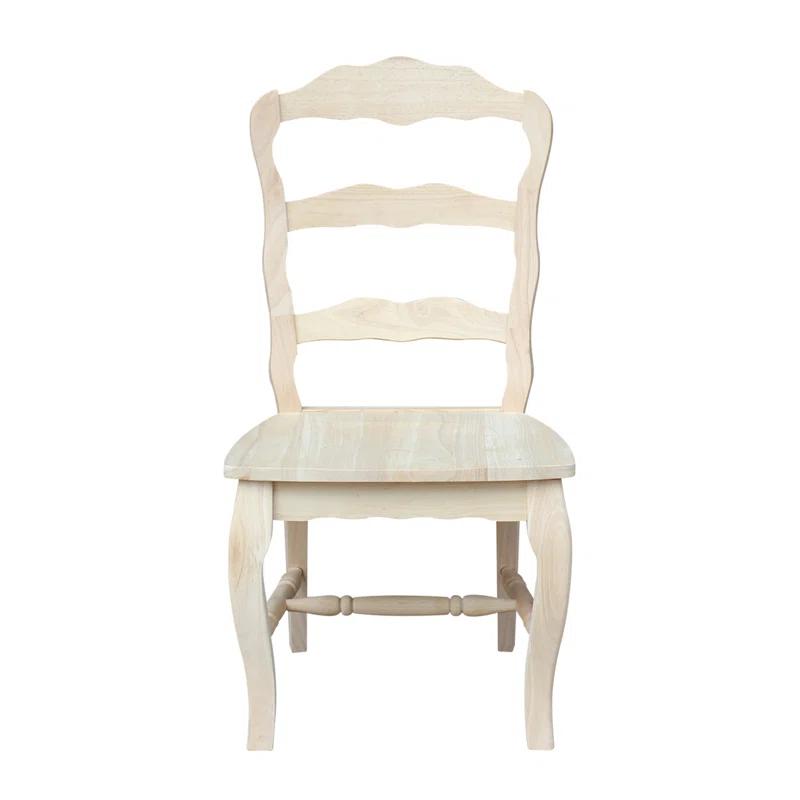 Ophelia & Co. Iademarco 18'' H Solid Wood Side Chair (Set of 2)