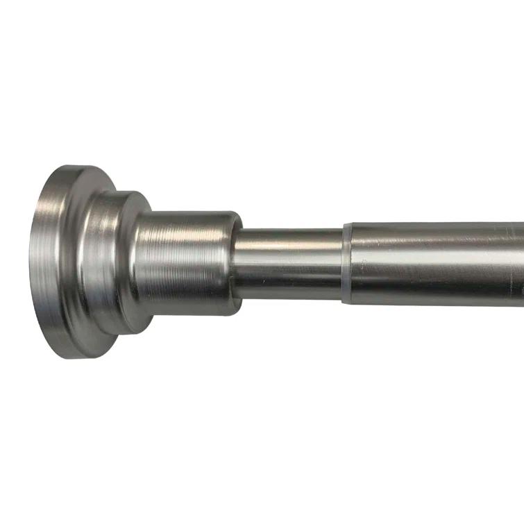 Design House Classic Adjustable Straight Tension Shower Curtain Rod for Bathroom