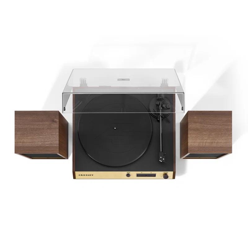 2 - Speed Turntable Decorative Record Player with Bluetooth