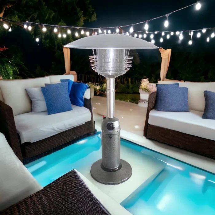Miceli 11000 Stainless Steel Propane Tabletop Patio Heater