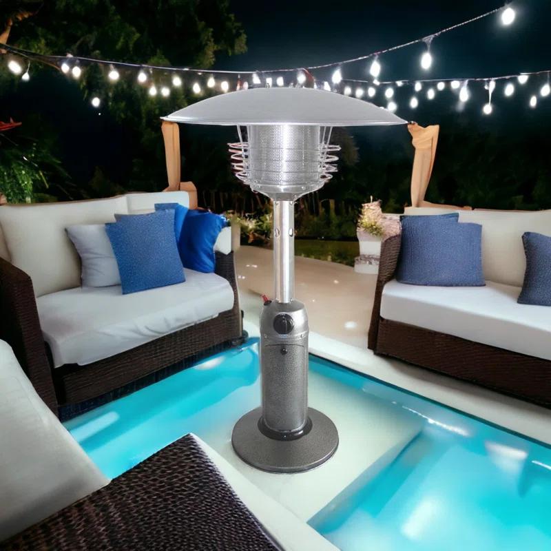 Miceli 11000 Stainless Steel Propane Tabletop Patio Heater