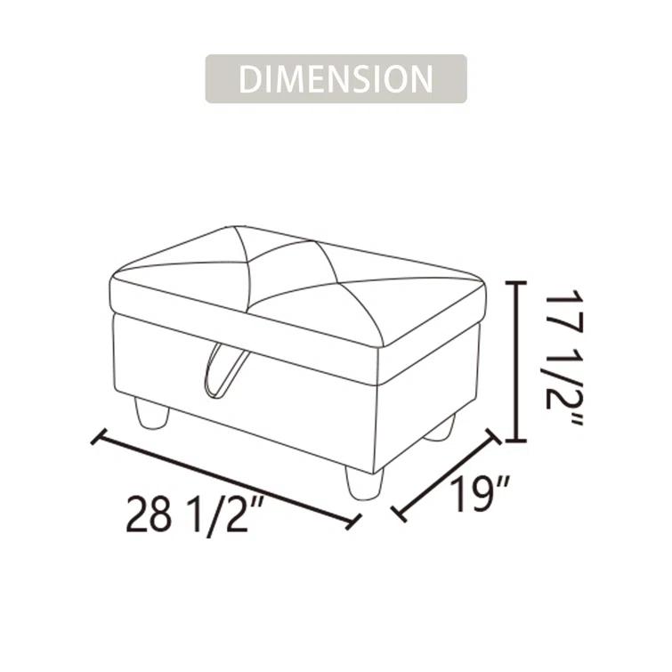 Mercer41 Rehmaan Upholstered Storage Bench