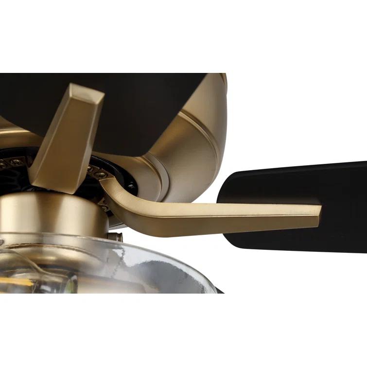 Craftmade Pro Plus 101 Clear Bowl Light Kit 52'' Ceiling Fan with Light Kit