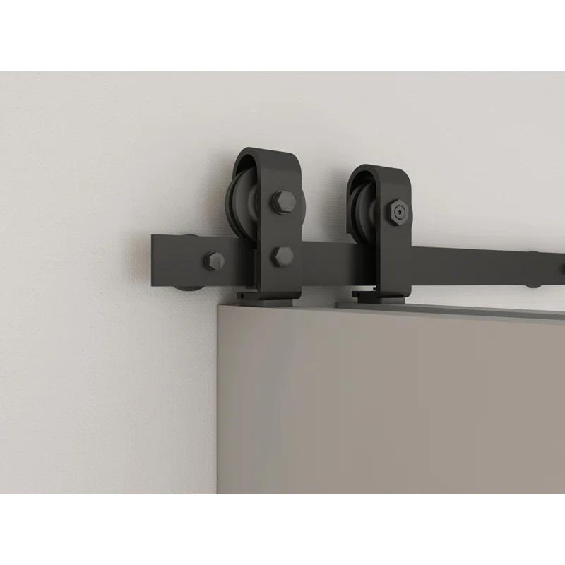 Calhome 80'' Solid Wood Louvered Bi-Fold Door