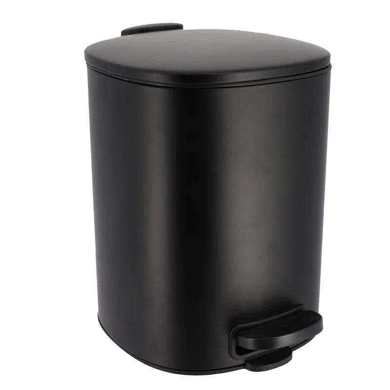 Evideco Mel Metal Step On Kitchen Trash Can - 1.3 Gallons