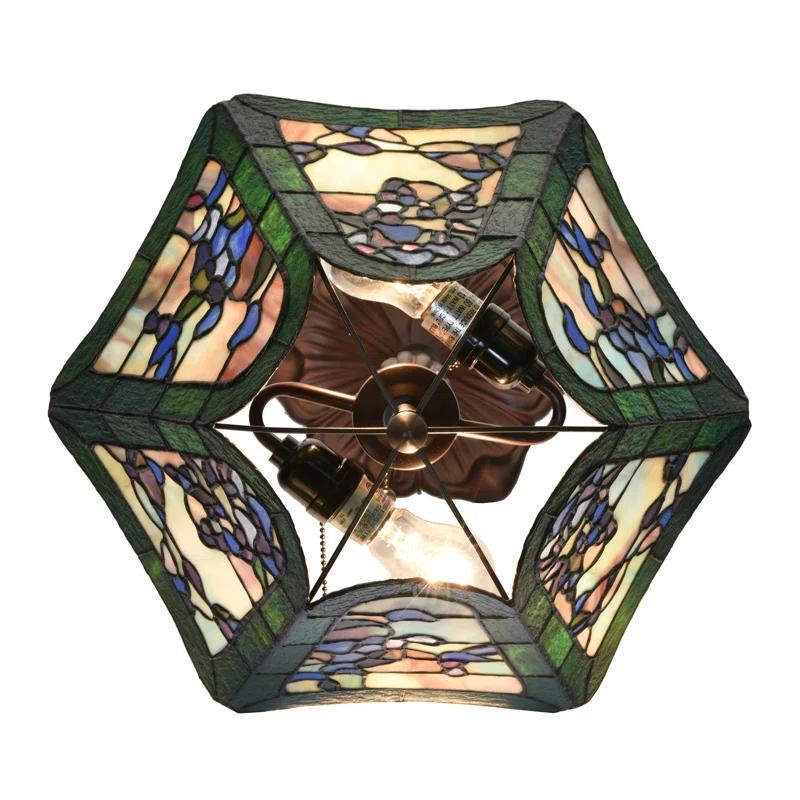 Fine Art Lighting Fine Art Lighting Tiffany Style Handmade 22.5" Iris Table Lamp