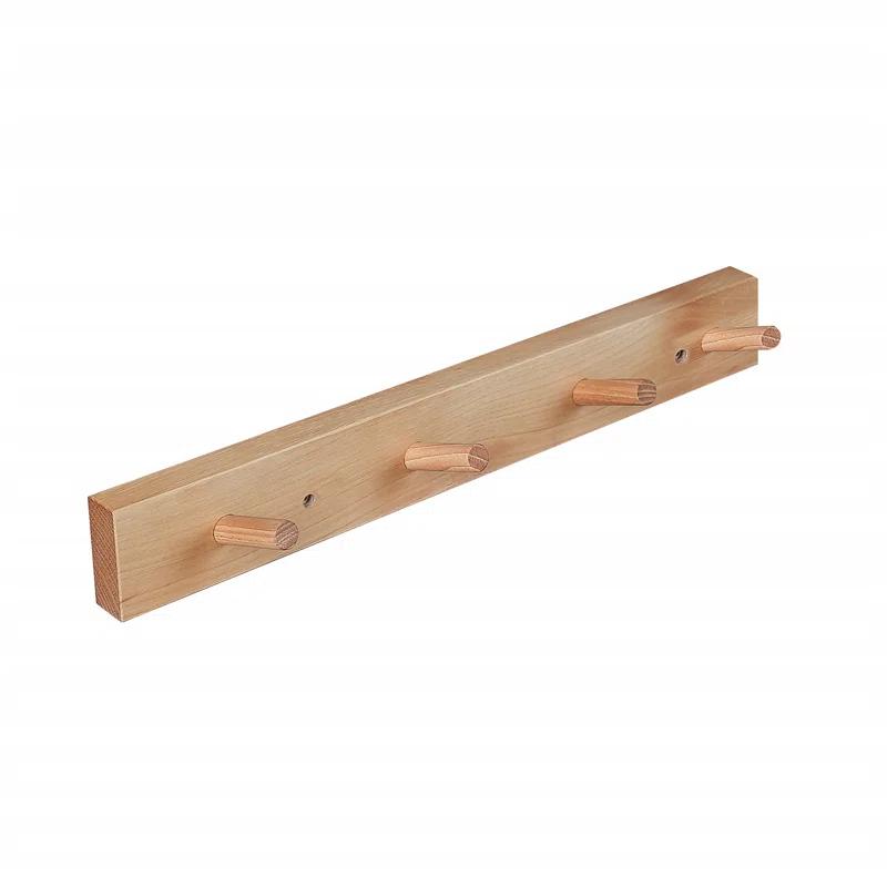 Solid Wood Wall Wall Mounted Coat Rack