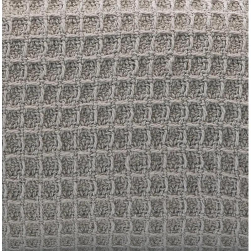 Kenneth Cole Kenneth Cole Waffle Grid Solid Cotton Blanket
