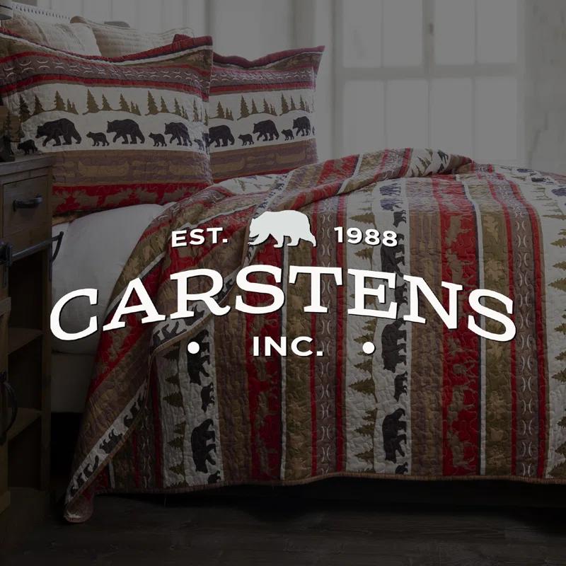 Cabin & Lodge Stripe Quilt Set