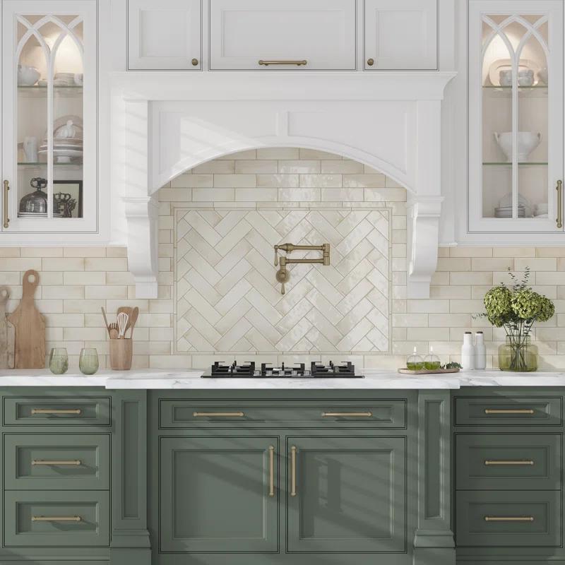 2.58'' W x 7.9'' L Ceramic Subway Singular Tile