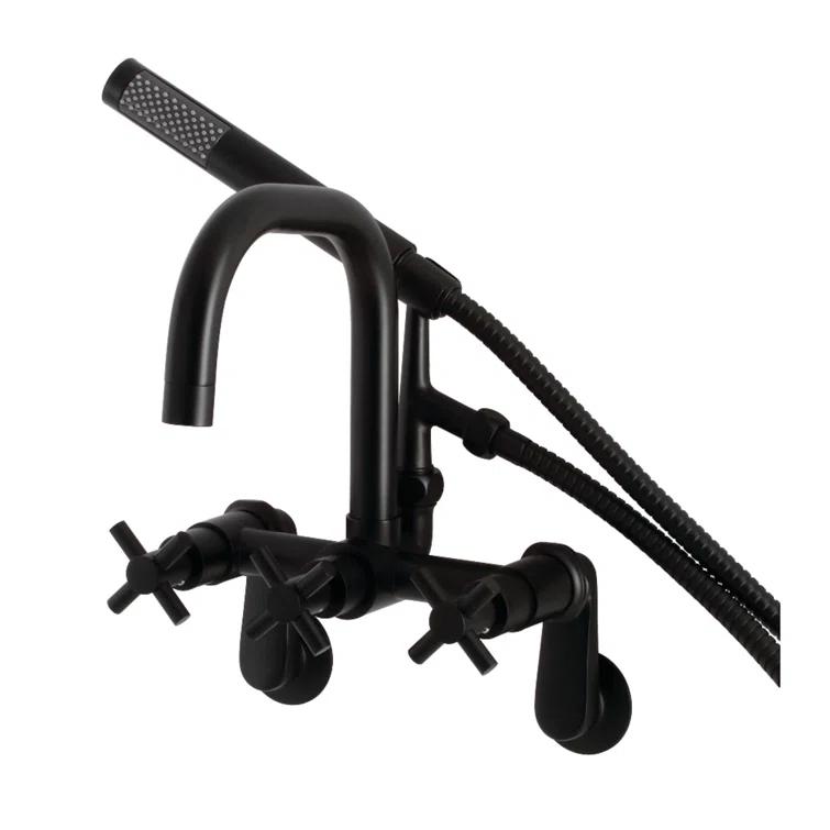 Kingston Brass Kingston Brass Concord Wall Mount Clawfoot Tub Faucet AE8457DX